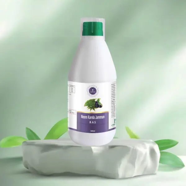 Labhyam Neem Karela Jamun Ras – 500ml | Ayurvedic Sugar Balance & Detox Juice